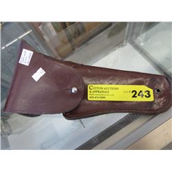 Old leather gun holster