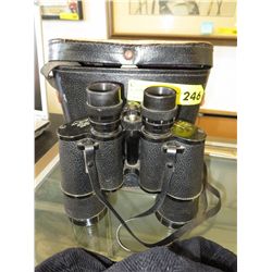Pair of vintage Kirk Muller field glasses w/ case