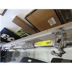 Sword with Dragon on hilt - in sheath