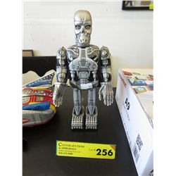 Key wound tin terminator toy - replica