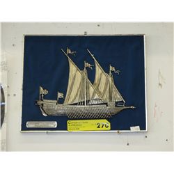 2D Wall art of a ship