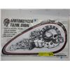 Image 1 : Motorcycle tank sign - embossed metal