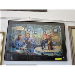 Framed "Karaoke Theater" print