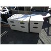 Image 1 : 3 Rolling 2-door filing cabinets