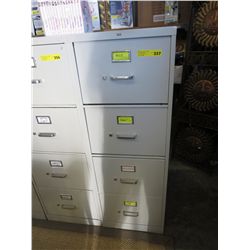 4-Drawer metal  filing cabinet - white