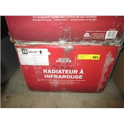 Infrared patio heater, in box.