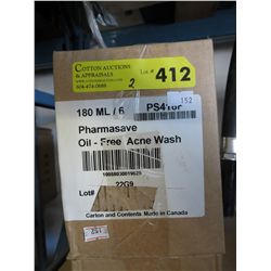 2 Cases of Pharmasave brand oil free acne wash