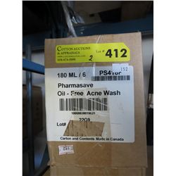 2 Cases of Pharmasave brand oil free acne wash