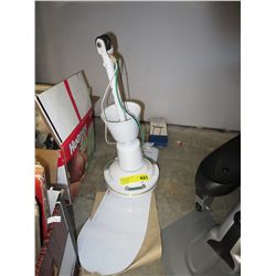 White electrical ceiling fan light