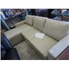 Image 1 : NEW Beige bonded leather sofa bed