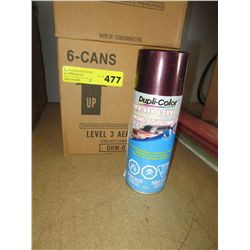 2 Cases of automotive spray paint