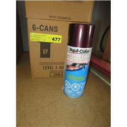 2 Cases of automotive spray paint