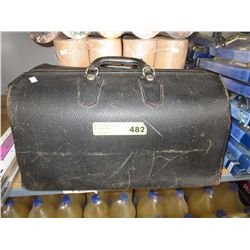 Vintage leather doctor's valise