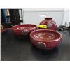 Image 1 : 3 Glazed ceramic decorative items