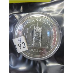 1977 Canadian .500 silver dollar - proof