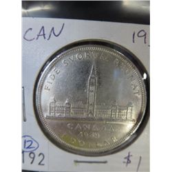 1939 CDN silver dollar, .800 silver