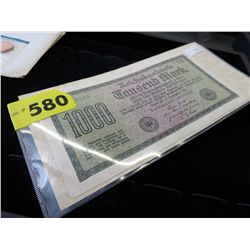 1922 - 1000 Reichsbanknote