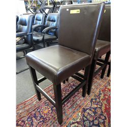 NEW Leather pub chair - 23" high seat