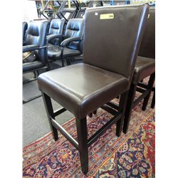 NEW Leather pub chair - 23" high seat