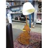 Image 1 : Colonial style floor lamp with 3 attached shelves