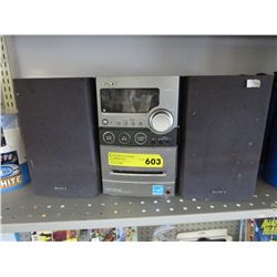 Sony home stereo system with CD & MP3 player