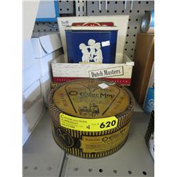 4 Vintage tins & boxes