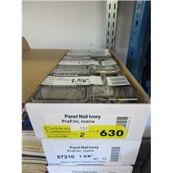 2 Boxes of panel nails - 1 & 5/8"