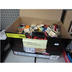 600+ collectible matchbooks