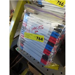 24 Packs of 6 markers