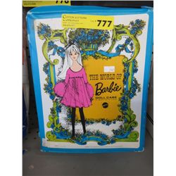 Barbie doll case containing doll clothes