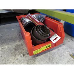 Rubber base board strips.