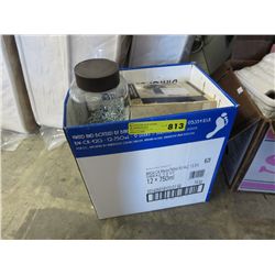 Box of light bulbs, screws, etc.