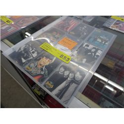 3 Pages of Beatles cards