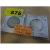Image 1 : 1968 & 1967 Silver Kennedy Half Dollars