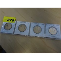 4 Mint 2005 Terry Fox  Loonies