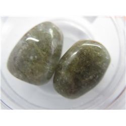 Gem jar - genuine labradorite gemstones