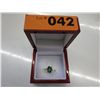Image 2 : Fancy vivid green quartz & diamond dinner ring