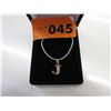 Image 2 : Diamond initial "J" necklace