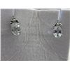 Image 1 : Diamond & white topaz stud earrings