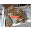 Image 1 : Glaze ceramic frog wall plaque