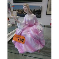 Glazed ceramic figurine "Linda"