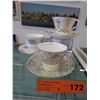 Image 1 : 3 English Teacup & Saucer sets