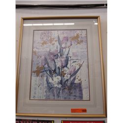 Framed still life print