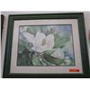 Image 1 : Framed flower print