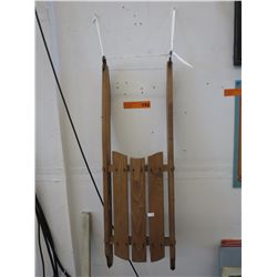 Wood child sleigh