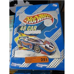 Toy car case containing approx. 30 cars.