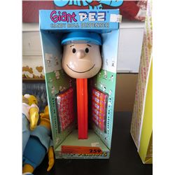 Giant Charlie Brown Pez dispenser