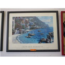 Framed Howard Behrens print