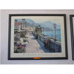 Framed Howard Behrens print