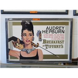 "Breakfast at Tiffany's" movie poster reproduction